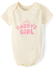 Baby Girls Daddy's Girl Graphic Bodysuit