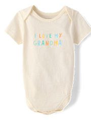 Baby Love Grandma Graphic Bodysuit