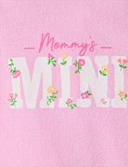 Baby Girls Mama's Mini Graphic Bodysuit