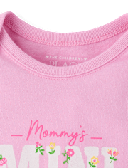 Baby Girls Mama's Mini Graphic Bodysuit
