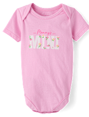 Baby Girls Mama's Mini Graphic Bodysuit