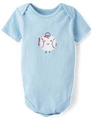 Baby Baseball Graphic Bodysuit