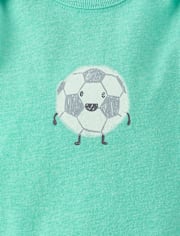 Baby Soccer Ball Graphic Bodysuit