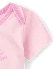 Baby Girls Best Little Sis Graphic Bodysuit