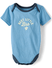 Baby Boys Best Little Bro Graphic Bodysuit
