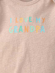 Baby Love Grandpa Graphic Bodysuit