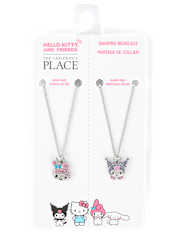 Girls Hello Kitty And Friendsâ¢ Pave Necklace 2-Pack