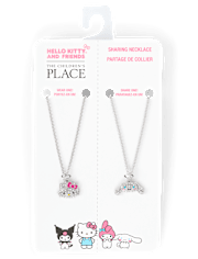 Girls Hello Kitty And Friendsâ¢ Pave Necklace 2-Pack
