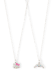 Girls Hello Kitty And Friendsâ¢ Pave Necklace 2-Pack