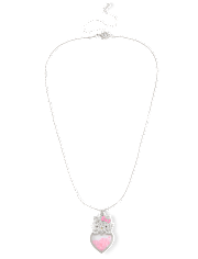 Girls Hello KittyÂ® Shakey Pave Necklace
