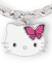 Girls Hello KittyÂ® Charm Bracelet
