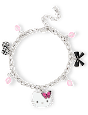 Girls Hello KittyÂ® Charm Bracelet