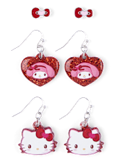 Girls Hello Kitty® Earrings 3-Pack