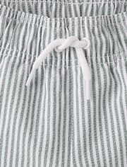 Maillot de bain rayé en seersucker pour garçon