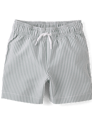 Maillot de bain rayé en seersucker pour garçon