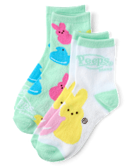 Girls Peeps® Midi Socks 2-Pack