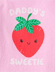Baby And Toddler Girls Daddy's Sweetie Graphic Tee