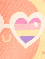 Baby And Toddler Girls Sun Rainbow Graphic Tee