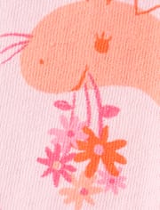 Baby And Toddler Girls Dino Graphic Tee