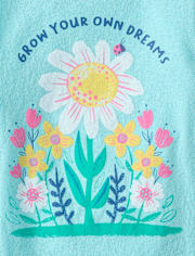 Baby And Toddler Girls Grow Your Dreams Graphic Tee