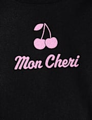 Baby And Toddler Girls Mon Cheri Graphic Tee