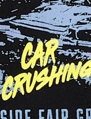 Boys Total Destruction Monster Truck Graphic Tee