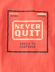 Boys Never Quit Graphic Tee