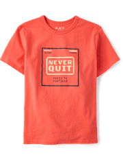 Boys Never Quit Graphic Tee