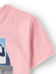 T-shirt graphique pour joueur de soccer garçon