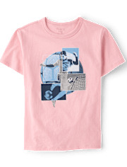 T-shirt graphique pour joueur de soccer garçon