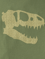 Boys Dino Skull Graphic Tee
