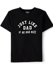 Boys Just Like Dad Graphic Tee