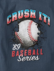 Boys Baseball Graphic Ringer Tee
