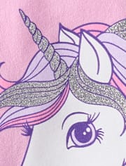 Girls Unicorn Graphic Tee