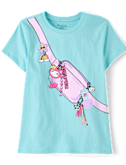 Girls Belt Bag Graphic Tee
