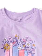 Girls Books Graphic Tee