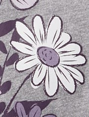 Girls Guitar Relaxed Cropped Graphic Tee