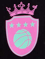 Girls Basketball Relaxed Graphic Tee