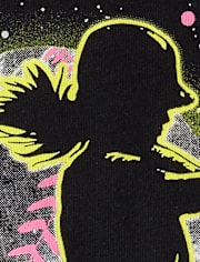 Girls Softball Relaxed Graphic Ringer Tee