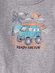 Baby And Toddler Boys Summer Graphic Tee 4-Pack