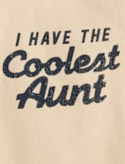 Baby And Toddler Boys Coolest Aunt Graphic Tee