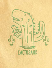 Baby And Toddler Boys Dino Cactus Graphic Tee