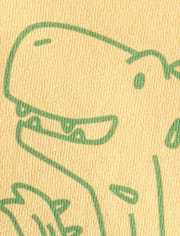 Baby And Toddler Boys Dino Cactus Graphic Tee