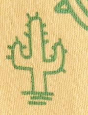 Baby And Toddler Boys Dino Cactus Graphic Tee