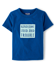 Baby And Toddler Boys Handsome Graphic Tee