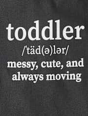 Baby And Toddler Boys Boy Definition Graphic Tee