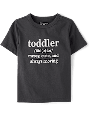 Baby And Toddler Boys Boy Definition Graphic Tee