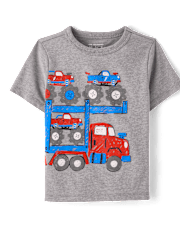 Baby And Toddler Boys Truck Graphic Tee
