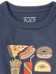 Baby And Toddler Boys Snacks Graphic Tee