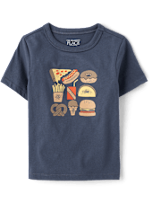 Baby And Toddler Boys Snacks Graphic Tee